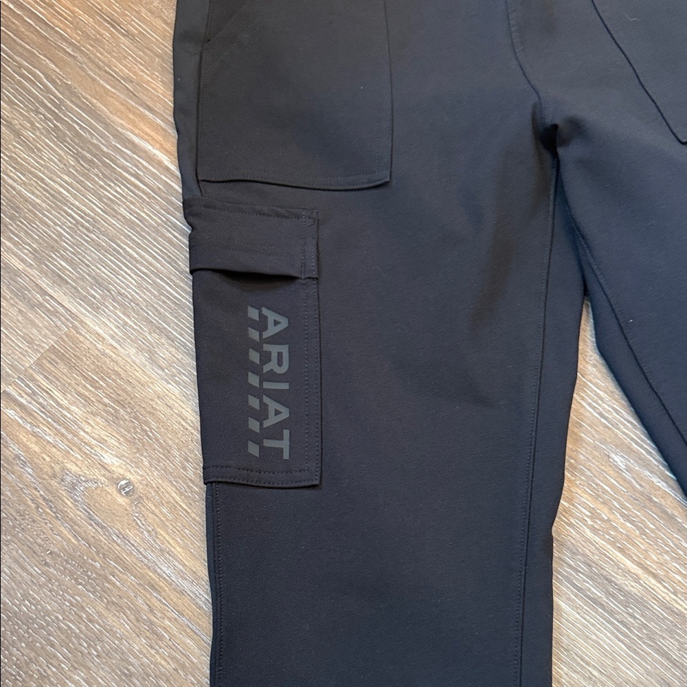Ariat Black Rebar Pants Large leggings - Picture 3 of 6